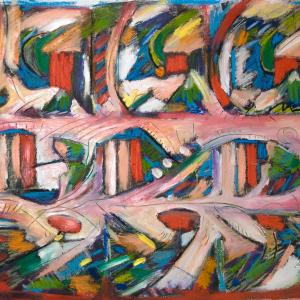 Repeating the tale 2012 -oil-27" x 29" $400