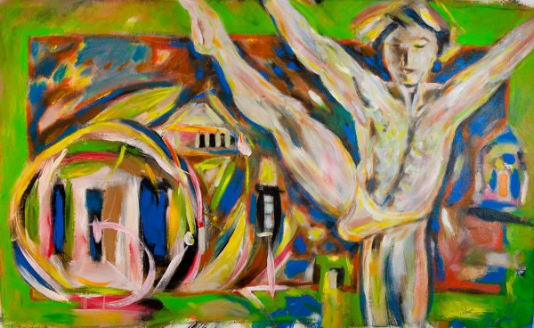 The Ballet Dancer_  53x31". march2021