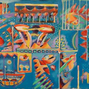 la storia degli uomini 2016 56"x34"