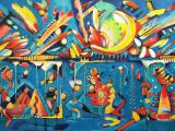 un vie en bleu_56"x30" 2016