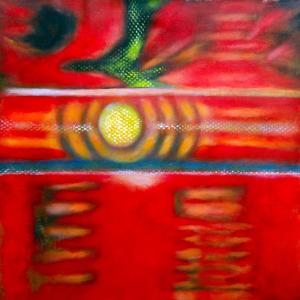 Above the Underground 2026 26x"26" acrylic on canvas